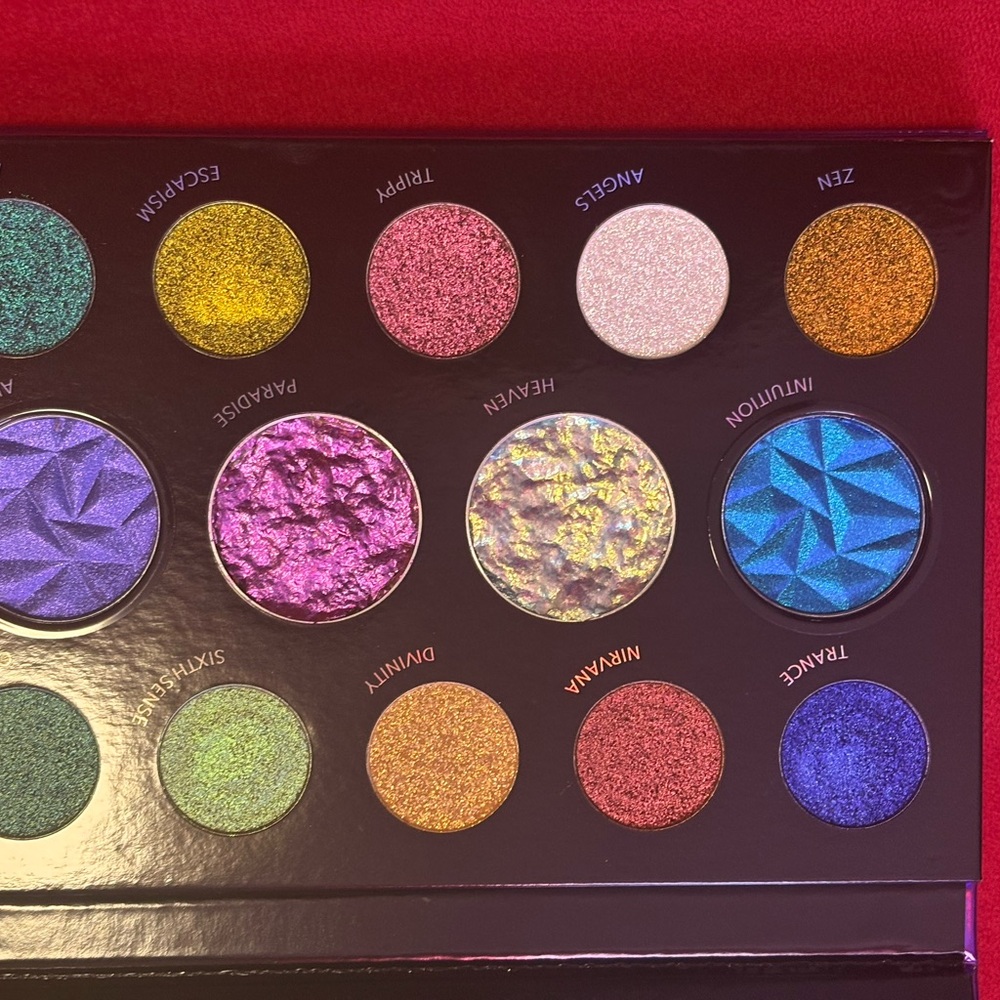 Vibrant Eyeshadow Palette with Multicolor Shades